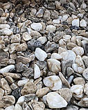 Галька мармурова "Білі Карпати" для клумб та ландшафтного дизайну (ціна за 1 кг від 1 тони), фото 7