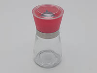 Перцемолка скляна Млин для спецій механічний Подрібнювач для солі та перцю H 13 cm IKA SHOP