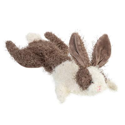 Іграшка для собак Заєць, шкурка з пищалкою GiGwi Plush, текстиль, 47 см, фото 1