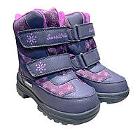 Зимние ортопедические термо ботинки сапоги на овчине для девочки Sursil Ortho размеры 30-35