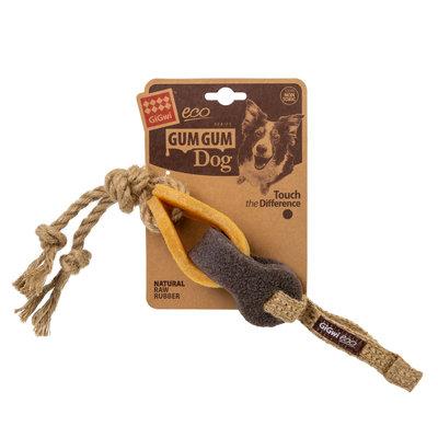 Іграшка для собак Гумовий ланцюг GiGwi Gum Gum, екорезина, текстиль, 40 см, фото 1
