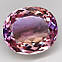 Шикарний аметрин високої якості 17.11 ct 18.4x16x9.4 mm., фото 4