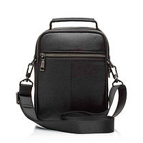 Сумка барсетка чоловіча шкіряна Bags4life 6268 чорна, фото 2