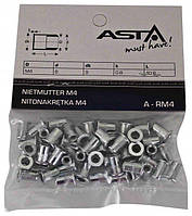 Заклепки резьбовые М4 50штук (AL) ASTA A-RM4 Расходные материалы Заклепочник для резьбовых заклепок
