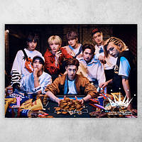 Плакат постер K-Pop "Stray Kids / Стрэй кидс" №9