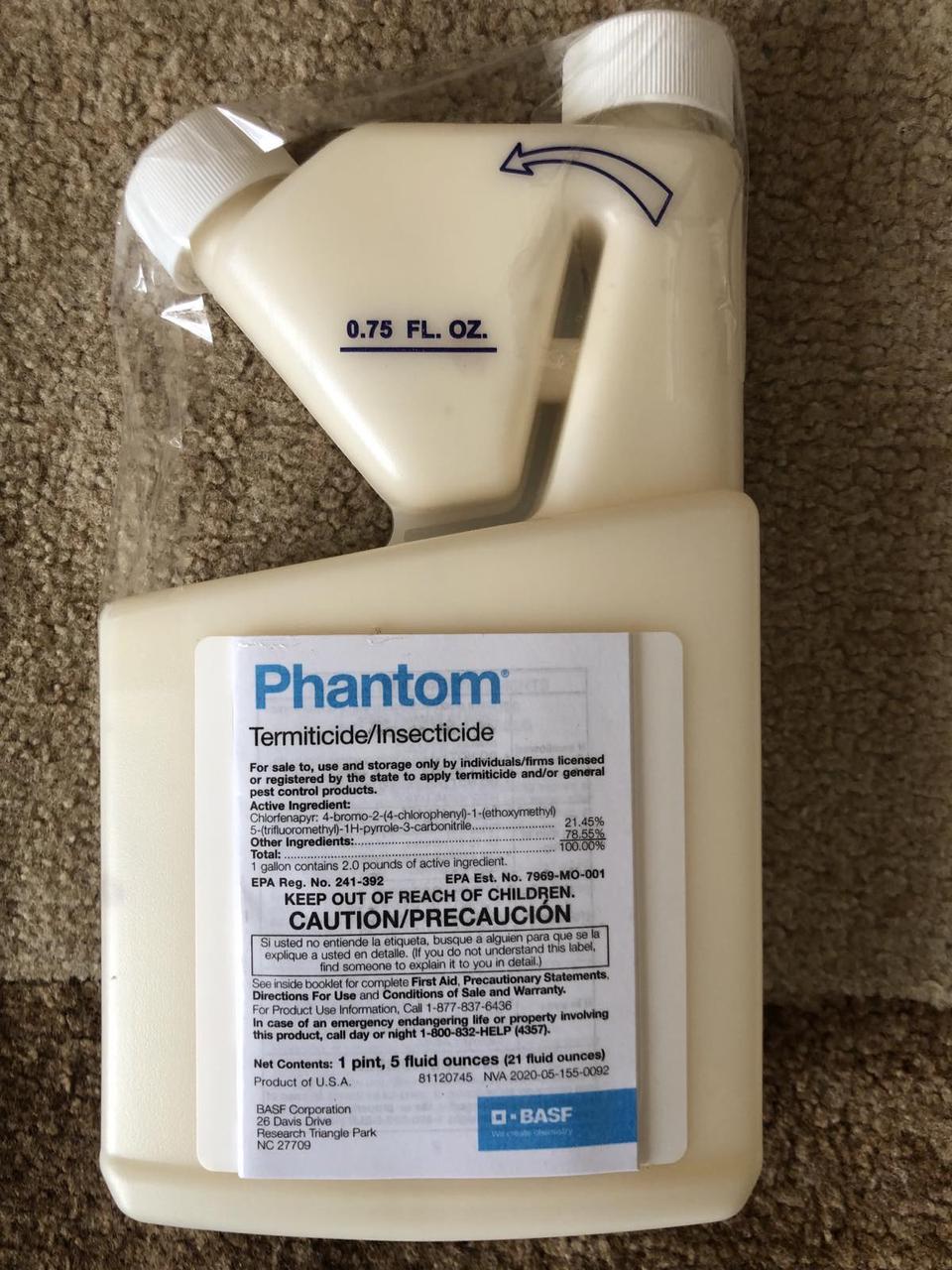 Інсектицид Фантом 625 мл (PHANTOM) інсектицид-акарицид від кліщів, томатної мінуючої молі, білокрилки, Tuta absoluta, попелиці