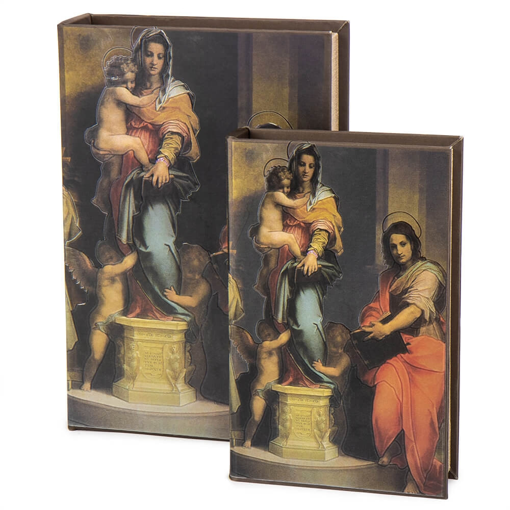 Книга-шкатулка Veronese Діва Марія 2 шт 33х22х7 см 0906KSH