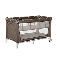 Детский манеж CARRELLO Piccolo+ CRL-11501/2 Chocolate Brown, Time Toys