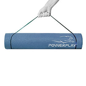 Килимок для йоги та фітнесу Power Play 4010 173 x 61 x 0.6 см, Navy