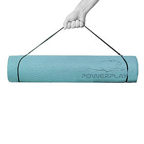 Килимок для йоги та фітнесу Power Play 4010 173 x 61 x 0.6 см, Green