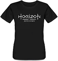Женская футболка Horizon Zero Dawn - Logo (чёрная)
