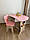 Дитячий стіл! Стіл-парта з дерева класична та стільчик. На Подарок! Підійде для навчання, малювання, гри, фото 7
