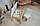 Білий дерев'яний столик і стільчик дитячий із шухлядою. Білосніжний дитячий столик для занять, ігор, їжі, фото 6