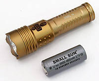 Мощный светодиодный фонарь Small Sun SS-ZY-T60 4800mAh (XML T6) USB металл
