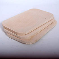 Дерев'яний прямокутник 14,5х9.4 см. Заготовка для декупажу. під декорування. для розпису, фото 3