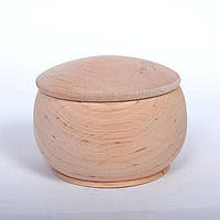 Шкатулка деревянная круглая 9,5 см. заготовка для украшений. под декупаж , декорирование и покраску