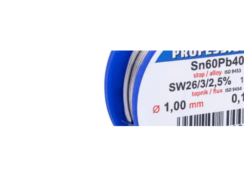 Оловоприпою Sn60Pb40 1.00 мм для паяння паяльника. Вартість вказана за 1 м