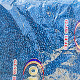 Бісер дрібний прозорий морська хвиля, фото 2