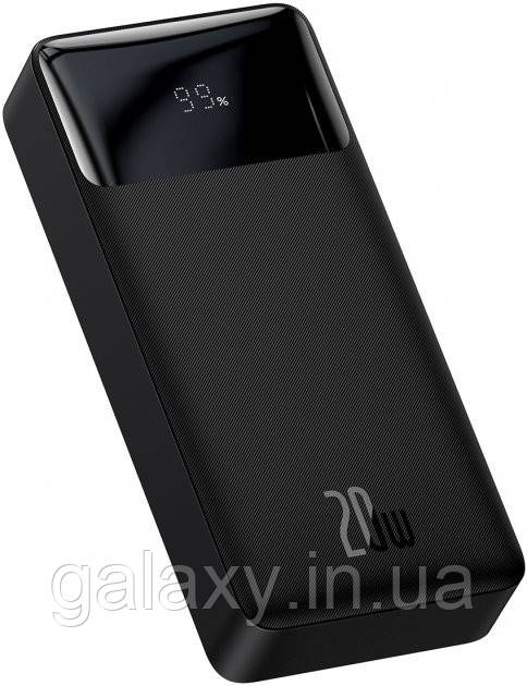 Повербанк Baseus 20000mAh 20W 2хUSB/Type-C Bipow Digital Display Black
