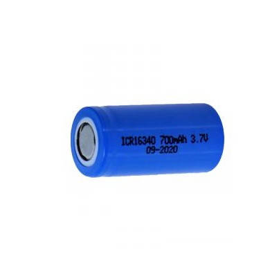 Акумулятор Batex L16340-700, 16340/CR123, 700 mAh, 1.4A 4.2/3.7/2.75V Flat літій-іонний (Li-Ion), фото 3