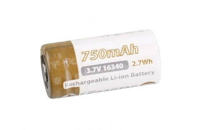 Акумулятор EagTac Protected 16340/CR123 — 750 mAh 4.5A літій-іонний (Li-Ion), фото 3
