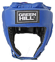 Шлем бокс GREEN HILL UBF LOGO кожа blue size L