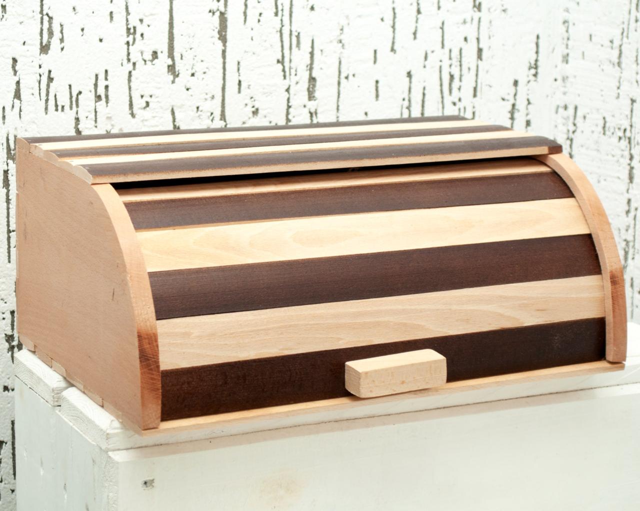 Дерев'яна хлібниця "Смугаста" 38*26*16 см. заготівка для декупажу.під фарбування. для розпису