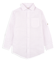 Рубашка хлопковая для мальчика GABBI RB-20-1 Белый на рост 134 (12026)
