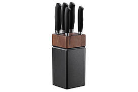 Набір ножів Black Mars 6 пр., нерж. сталь, дерев. блок AR2020SW Арт.37302 Ardesto