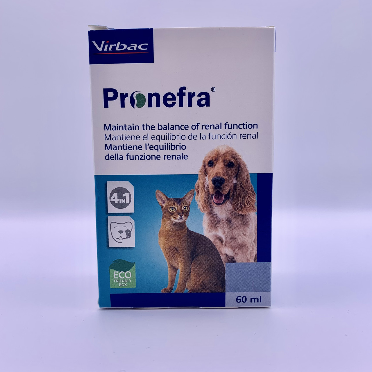 Пронефра 60мл Pronefra суспензія при ХНН у кішок і собак 60 мл Virbac