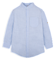 Рубашка детская для мальчика GABBI длинный рукав RB-20-2 Голубой на рост 104 (12027)