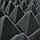 Акустичний поролон EchoFom Піраміда 70 мм 100x100 см Чорний графіт, фото 3