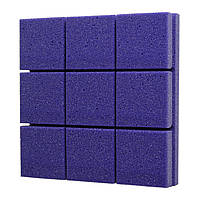 Панель Плитка 300х300х60 мм из негорючего акустического поролона EchoFom Brilliance, фиолетовый