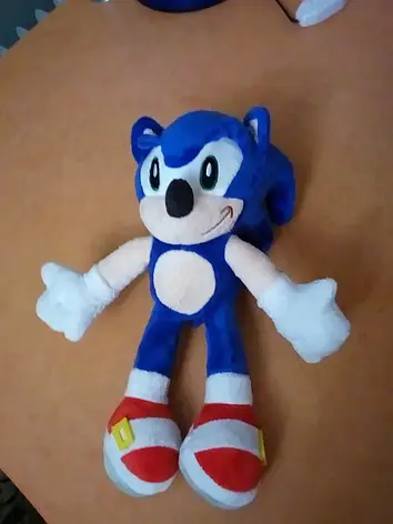 Дитяча м'яка іграшка Їжачок "Super Sonic" (Супер Сонек) 28 см, фото 3