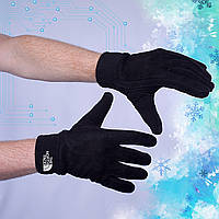 Перчатки мужские черные флисовые многоцелевые The North Face, теплые зимние крепкие тактические на зиму