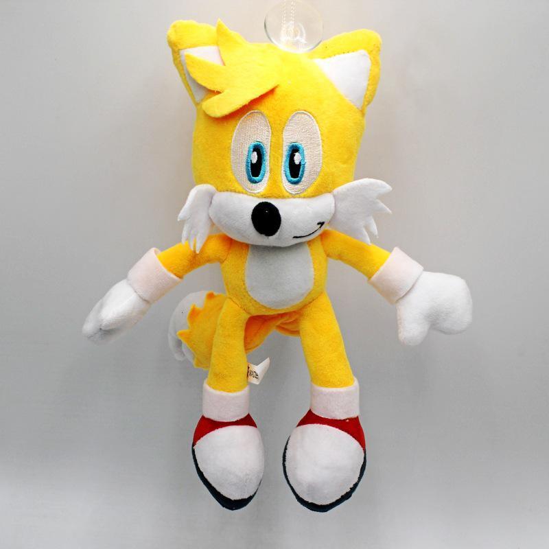 Дитяча м'яка іграшка Тейлз 25 см — Sonic — Сонік бум