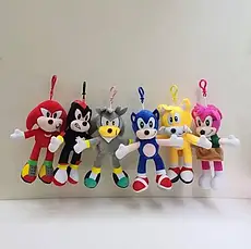 Дитяча м'яка іграшка Ехідна Наклз 27 см — Sonic — Червоний Сонік бум, фото 5