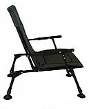 Крісло коропове Vario Camping (рибальське крісло, складне, регульовані ніжки, крісло коропове) M_3719, фото 7