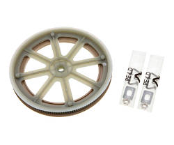 Шків для хлебопечи Kenwood BM250-BM450 (D=145.8 мм, H=19.5/14 мм, отвір 10x7 мм) - KW712864
