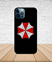Матовый Чехол iPhone 13 Umbrella Resident Evil с принтом