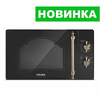 Микроволновая печь ретро PRIME Technics PMR 20700 HGB | 700 Вт | 20 л