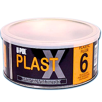 Шпаклівка для пластику еластична U-POL PLAST X 6, 600 мл