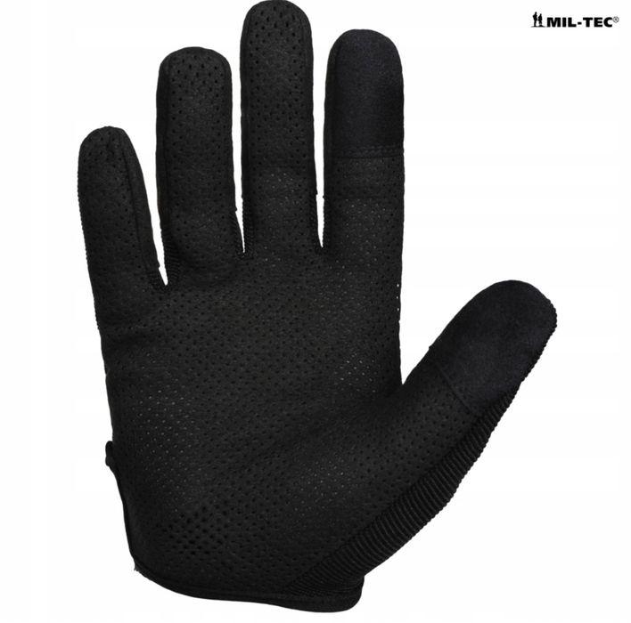 Летние военные перчатки для стрельбы MilTec Black M. Тактические перчатки Германия Оригинал! - фото 5 - id-p1683521677