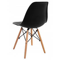 Крісло для кухні на ніжках Bonro В-173 FULL KD чорне (4 шт), фото 3