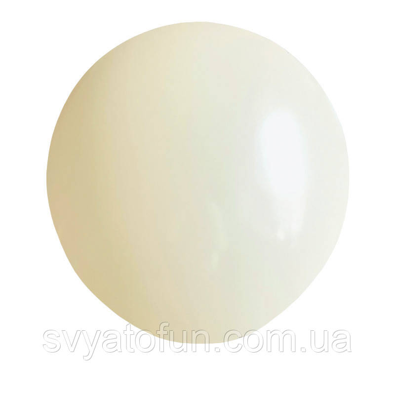 Латексна кулька 24" пастель ванільний 1 шт Balonevi