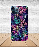 Матовый Чехол iPhone 13 pro Цветы весенний с принтом