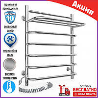 Сушарка для рушників Laris Стандарт з полицею П7 Е з полицею 500 х 660 73207177 під'єднання зліва