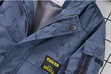 Зимова тепла куртка для хлопчика з капюшоном на флісі 6-7 років зріст 116-122, фото 5