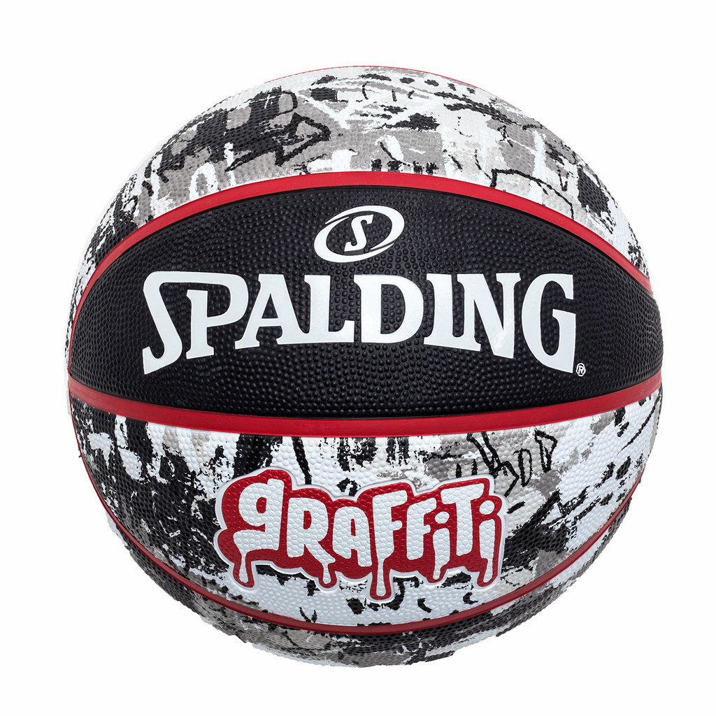 М'яч баскетбольний Spalding Graffiti розмір 7 гумовий для гри на вулиці (84378Z)