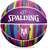 Мяч баскетбольный Spalding NBA Marble Ball Outdoor размер 7 резиновый (84403Z)